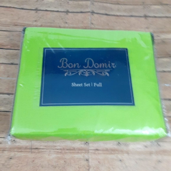 Bon Domir Green Full Sheet Set - Picture 1 of 8